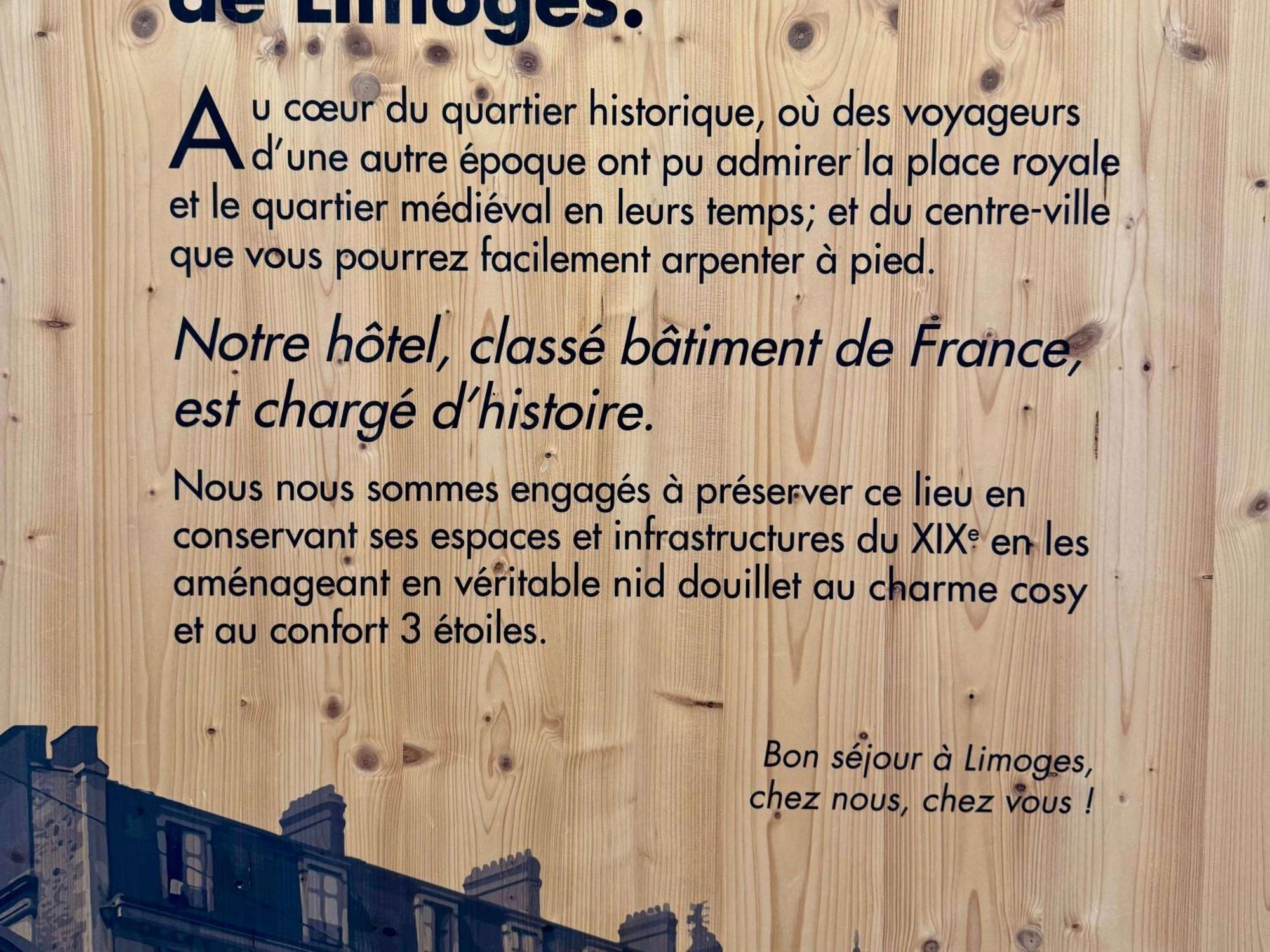 Ibis Limoges Centre Hotell Eksteriør bilde
